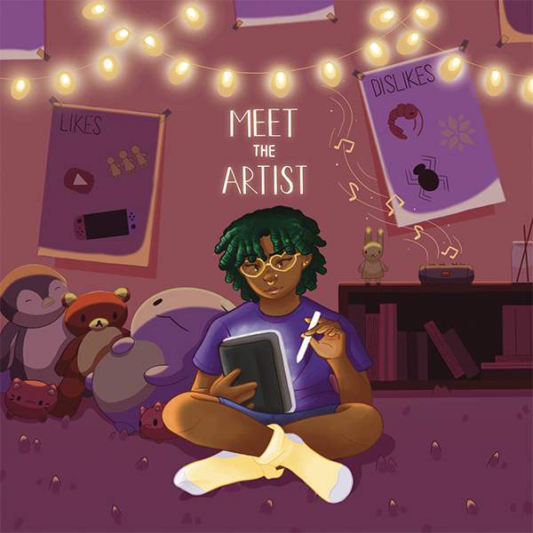 Meet the artist dark mode